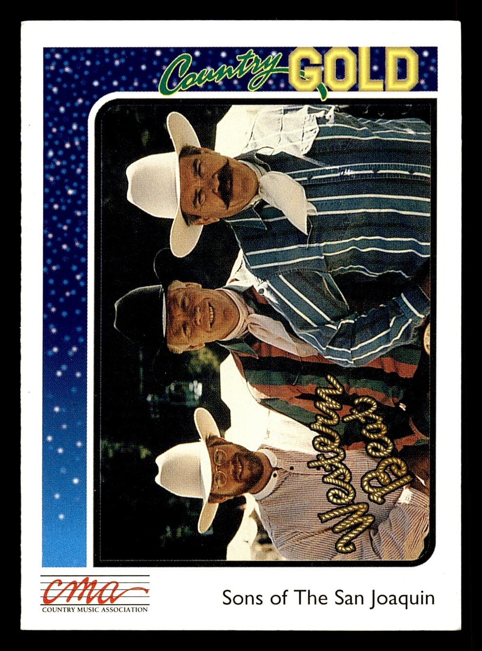1992 Sterling Country Gold #95 Sons of The San Joaquin Card
